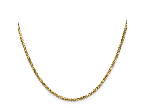 14k Yellow Gold 2.00mm Wheat Chain 30"