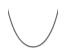 14k White Gold 2mm Solid Polished Wheat Chain 20"