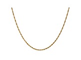 14k Yellow Gold 1.4mm Polished Singapore Chain 18"