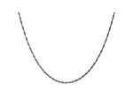 14k White Gold 1.4mm Singapore Chain 18"