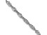 14k White Gold 1.4mm Polished Singapore Chain 22"