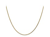 14k Yellow Gold 0.95mm Diamond Cut Cable Chain 24 Inches