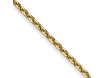 14k Yellow Gold 0.95mm Diamond Cut Cable Chain 30 Inches