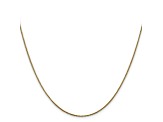 14k Yellow Gold Diamond Cut 0.65mm Wheat Pendant Chain 30 Inches