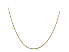 14k Yellow Gold 0.90mm Round Snake Chain 18 Inches