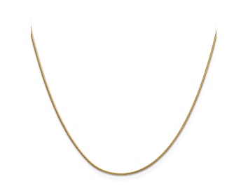 Picture of 14k Yellow Gold 0.90mm Round Snake Chain 18 Inches
