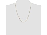 14k Yellow Gold 0.90mm Round Snake Chain 24 Inches