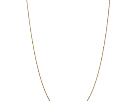 14k Yellow Gold 0.90mm Round Snake Chain 22 Inches