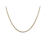 14k Yellow Gold 1.1mm Round Snake Chain 16 Inches