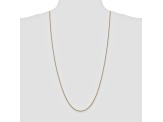 14k Yellow Gold 1.1mm Round Snake Chain 30 Inches