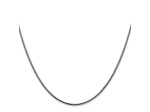 14k White Gold 1.1mm Round Snake Chain 24 Inches