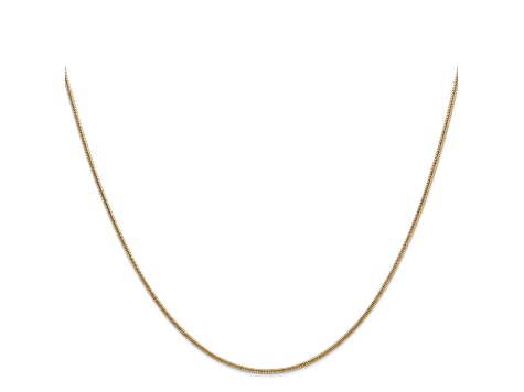 14k Yellow Gold 1.4mm Round Snake Chain 18 Inches