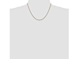 14k Yellow Gold 1.4mm Round Snake Chain 18 Inches