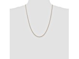 14k Yellow Gold 1.4mm Round Snake Chain 24 Inches