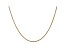 14k Yellow Gold 1.6mm Round Snake Chain 18 Inches