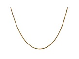 14k Yellow Gold 1.6mm Round Snake Chain 20 Inches