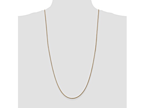 14k Yellow Gold 1.6mm Round Snake Chain 30 Inches