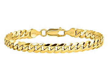 Picture of 14k Yellow Gold 6.25mm Beveled Curb Chain
