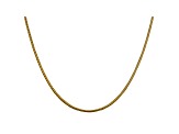 14k Yellow Gold 1.85mm Round Snake Chain 16 Inches