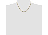 14k Yellow Gold 1.85mm Round Snake Chain 18 Inches