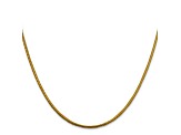 14k Yellow Gold 1.85mm Round Snake Chain 20 Inches
