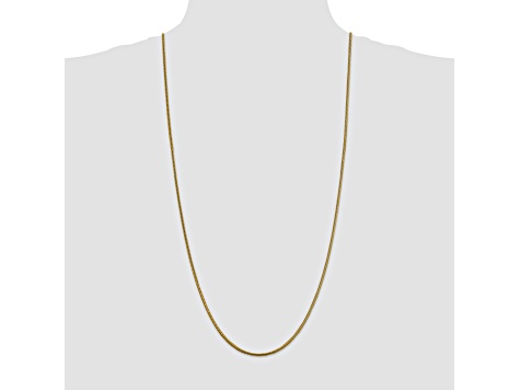 14k Yellow Gold 1.85mm Round Snake Chain 30 Inches