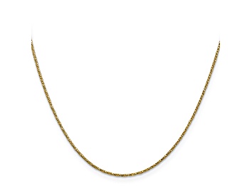 Solid 14k White Gold Chain 14kt box necklace  **HIGH QUALITY** 0.6mm Spring Ring 