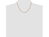 14k Yellow Gold 2.25mm Regular Rope Chain 18 Inches