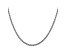 14k White Gold 2.5mm Regular Rope Chain 22 Inches