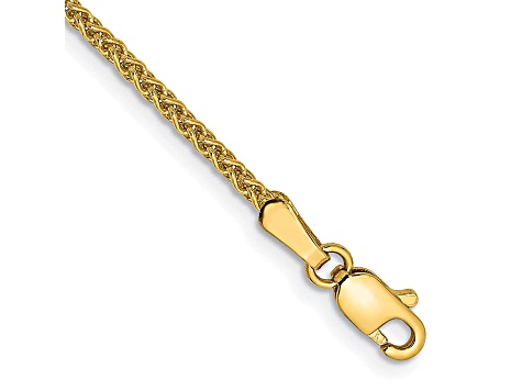 14k Yellow Gold 1.65mm Solid Polished Spiga Chain