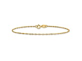 14k Yellow Gold 1mm Singapore Chain