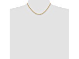 14K Yellow Gold 2.75mm Regular Rope Chain 16 Inches