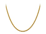 14K Yellow Gold 2.75mm Regular Rope Chain 18 Inches
