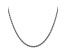 14k White Gold 2.75mm Diamond Cut Rope Chain 16 Inches