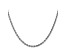 14k White Gold 3.0mm Diamond Cut Rope Chain 16 Inches