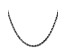 14k White Gold 3.5mm Diamond Cut Rope Chain 26 Inches