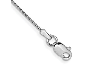 14k White Gold 1mm Parisian Wheat Chain