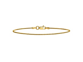 14k Yellow Gold 1.2mm Parisian Wheat Chain