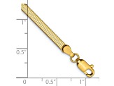 14k Yellow Gold 3.0mm Silky Herringbone Chain