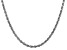 14k White Gold 4mm Diamond Cut Rope Chain 28 Inches