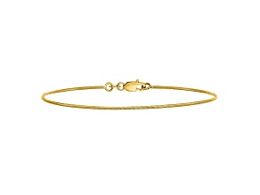 14k Yellow Gold .90mm Round Snake Chain