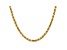 14k Yellow Gold 4.5mm Diamond Cut Rope Chain 28 Inches