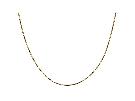 14k Yellow Gold 0.95mm Box Chain 16 Inches