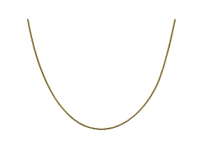 14k Yellow Gold 0.95mm Box Chain 16 Inches