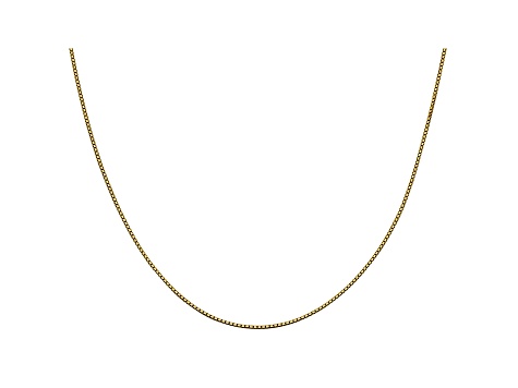 14k Yellow Gold 0.95mm Box Chain 30 Inches