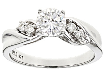 Picture of Pre-Owned Moissanite Platineve Ring .92ctw D.E.W