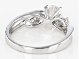 Pre-Owned Moissanite Platineve Ring .92ctw D.E.W