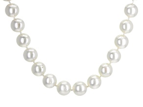 Pre-Owned Cultured South Sea Pearl 14k Yellow Gold Necklace 10-12mm