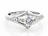 Pre-Owned Moissanite Platineve Ring .96ctw DEW