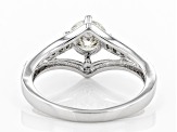 Pre-Owned Moissanite Platineve Ring .96ctw DEW